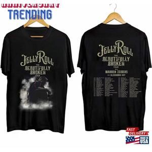 Jelly Roll The Beautifully Broken Tour 2024 Shirt Fan Concert 2 Sided